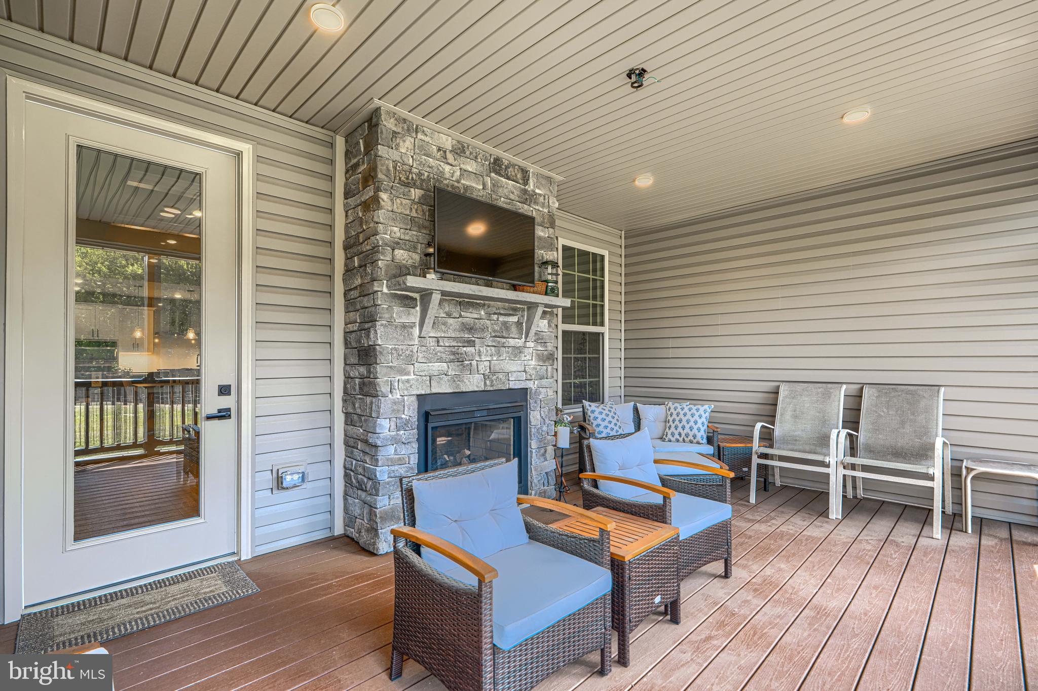 8511 Lallybroch Lane Fulton, MD 20759 - Photo 47 of 78 Stack-stone fireplace