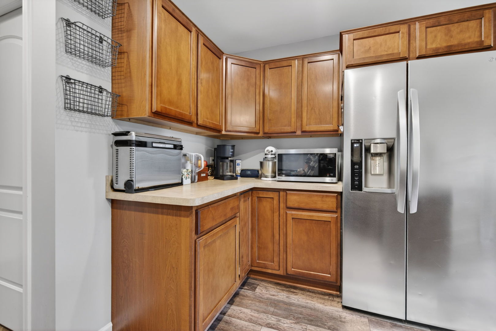 2031 Locust Road Morris, IL 60450 - Photo 20 of 32 a kitchen with stainless steel appliances granite countertop a refrigerator a sink and a stove