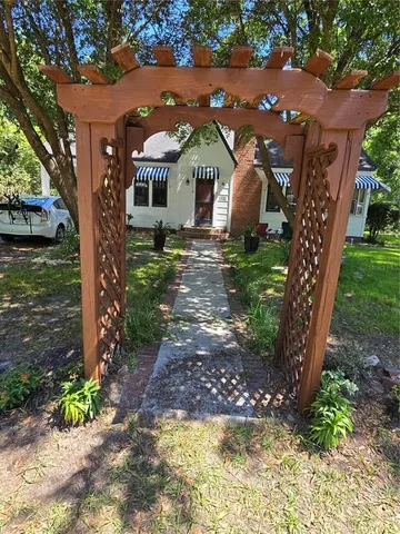 a view of wooden floor in a room