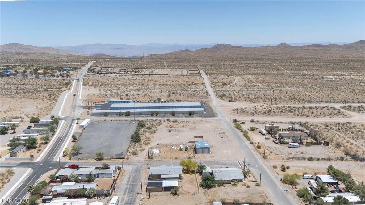 225 California Street Searchlight, NV 89046 - Photo 62 of 64 An aerial perspective reveals vast desert landscapes and remote development opportunities.