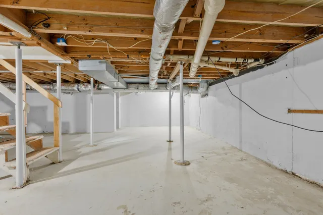 a view of storage and utility room