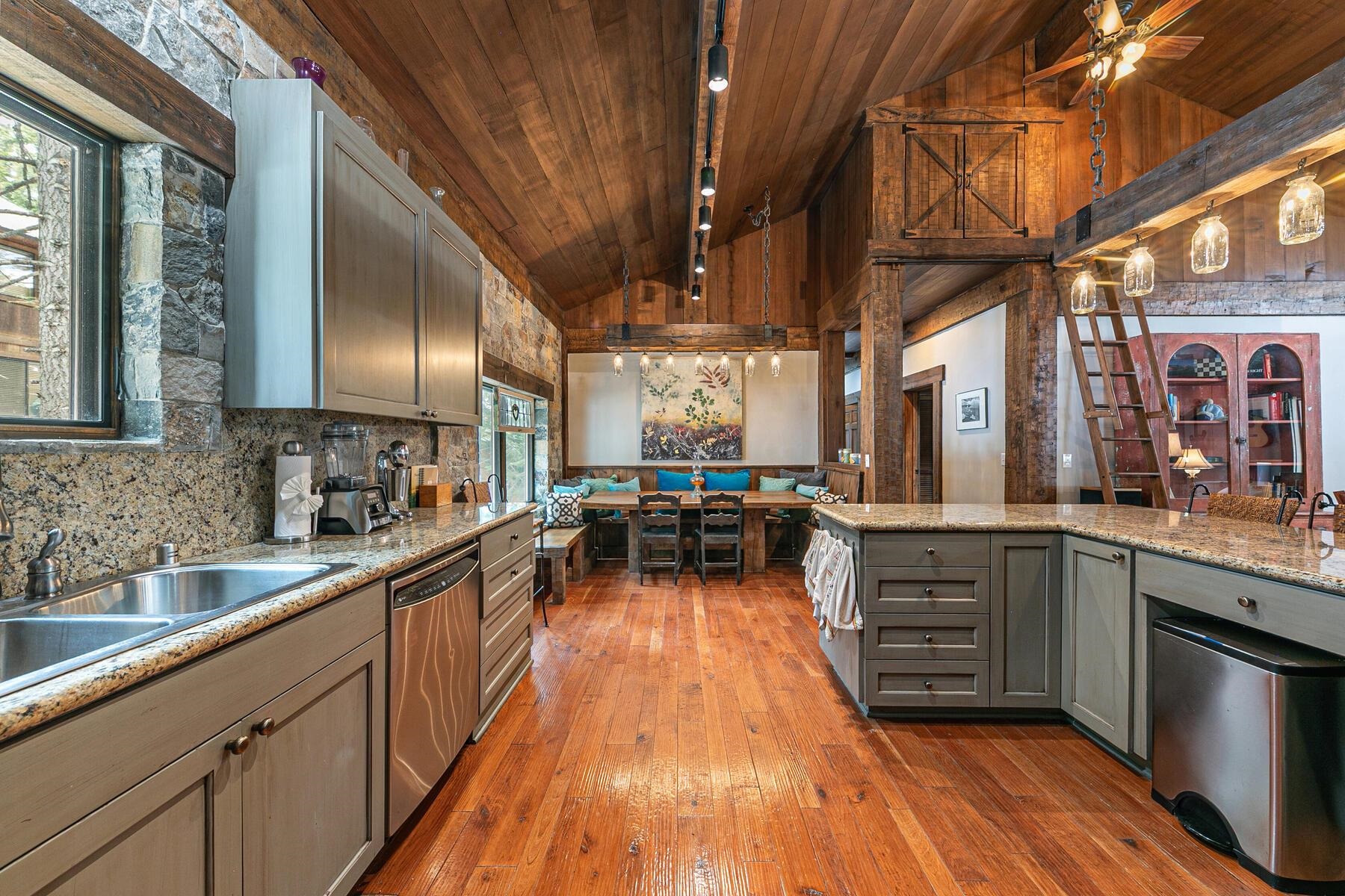 12209 Greenleaf Way Truckee, CA 96161 - Photo 11 of 28 a kitchen with stainless steel appliances a lot of counter space