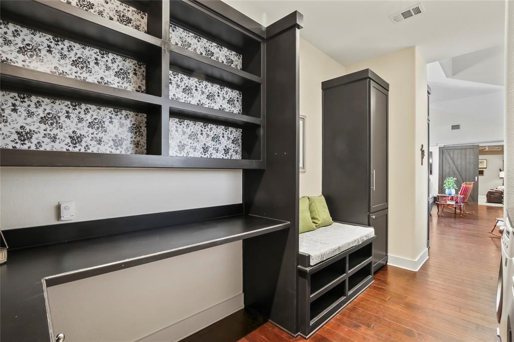 125 George Owens Road Ponder, TX 76259 - Photo 7 of 37 a kitchen with stainless steel appliances a stove and a refrigerator