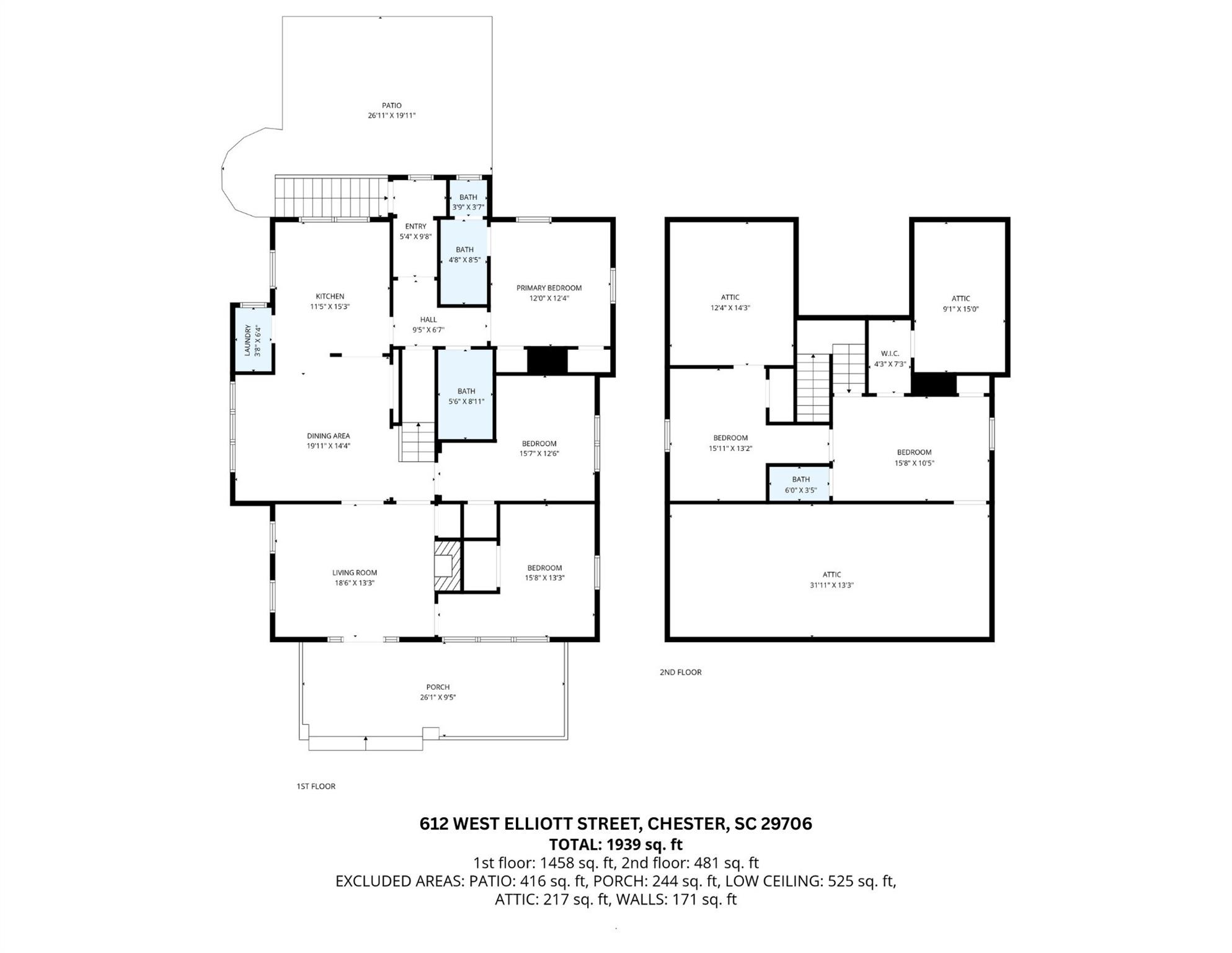 612 West Elliott Street Chester, SC 29706 - Photo 36 of 36