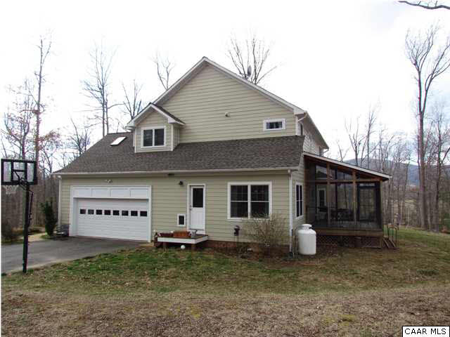 345 Burchs Creek Road Crozet, VA 22932 - Photo 5 of 35 Side elevation. Door to mud room accessing the kitchen.