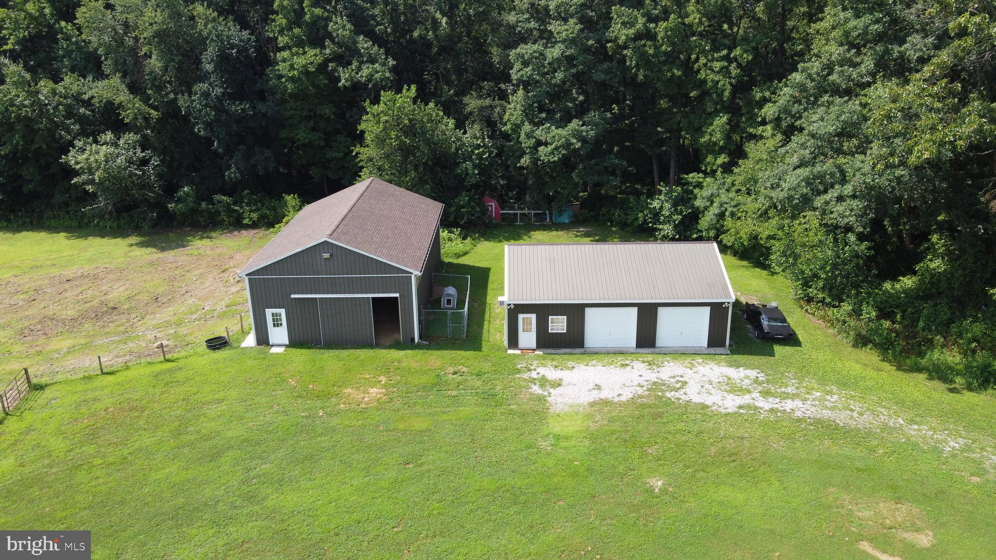 32881 Old Stage Road Laurel, DE 19956 - Photo 25 of 52 Birds eye view of barn, kennel & garage