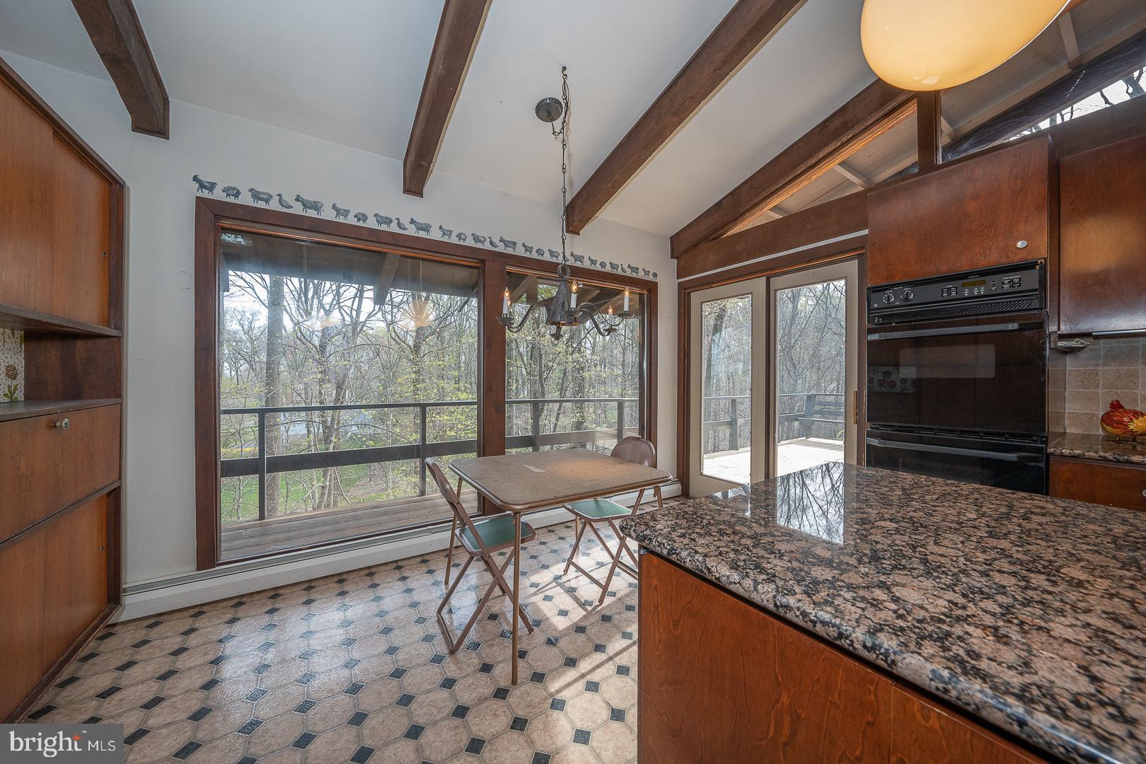 759 Hedges Lane Wayne, PA 19087 - Photo 9 of 60 View of back yard & slider to deck off kitchen