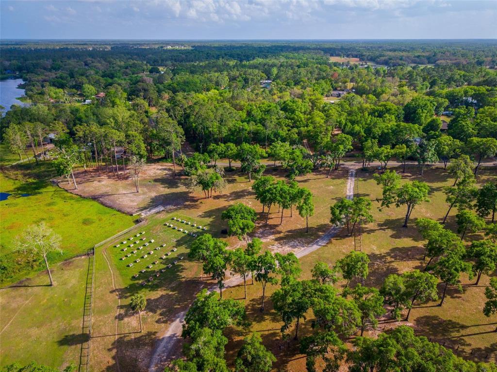Fishermans Road Paisley, FL 32767 - Photo 21 of 77 a view of a garden with an ocean