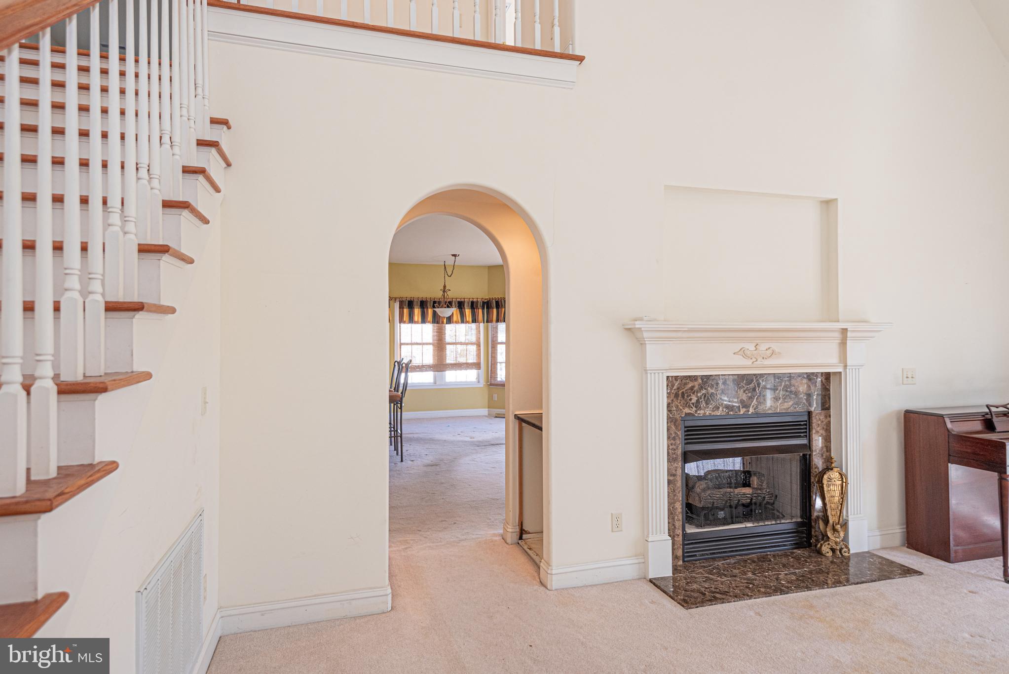 6023 Tarry Town Road Salisbury, MD 21801 - Photo 51 of 61 Elegant entryway with cozy fireplace charm.