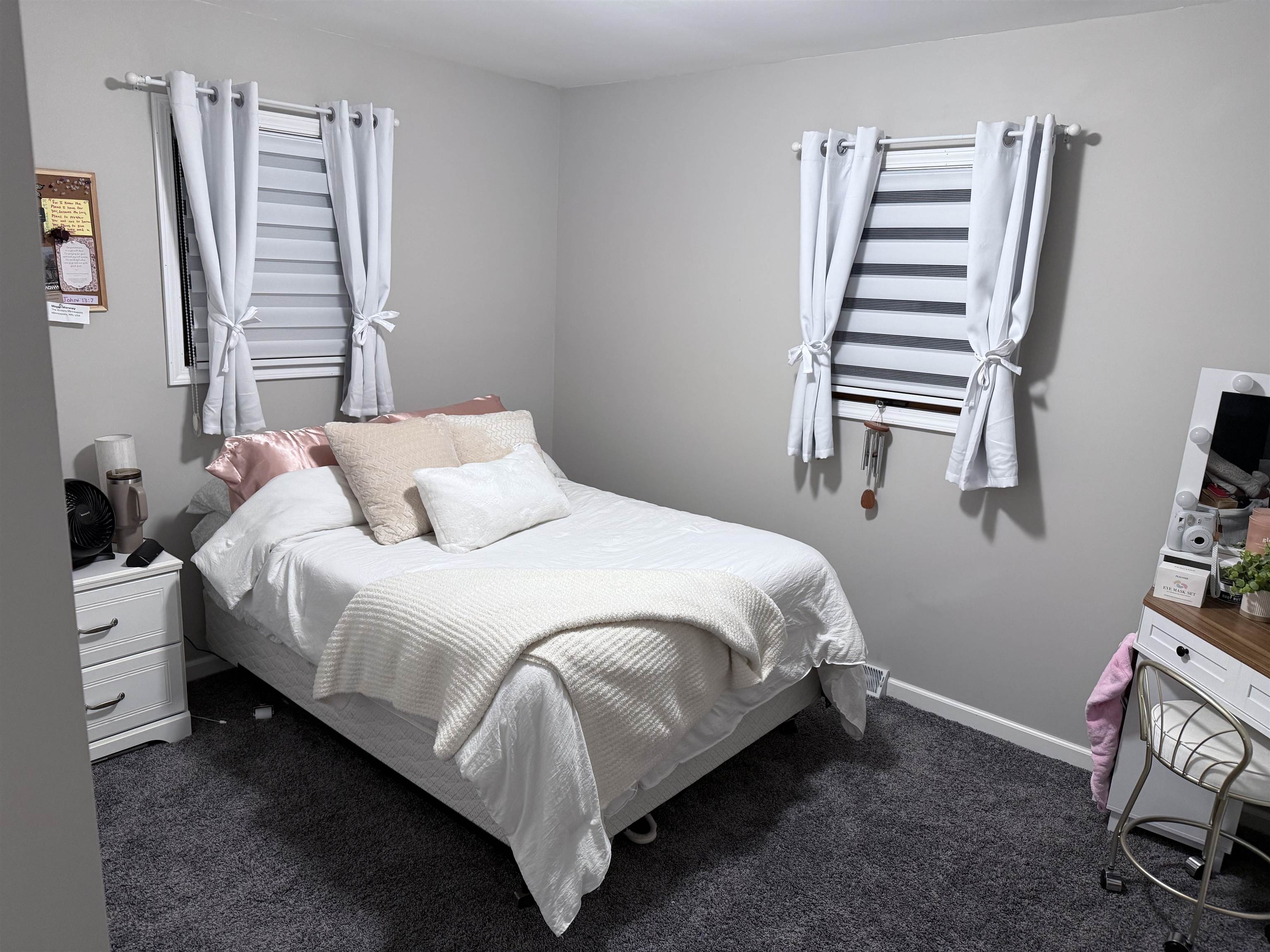 9688 Highway 37 Iron, MN 55751 - Photo 9 of 14 Bedroom with dark carpet and baseboards