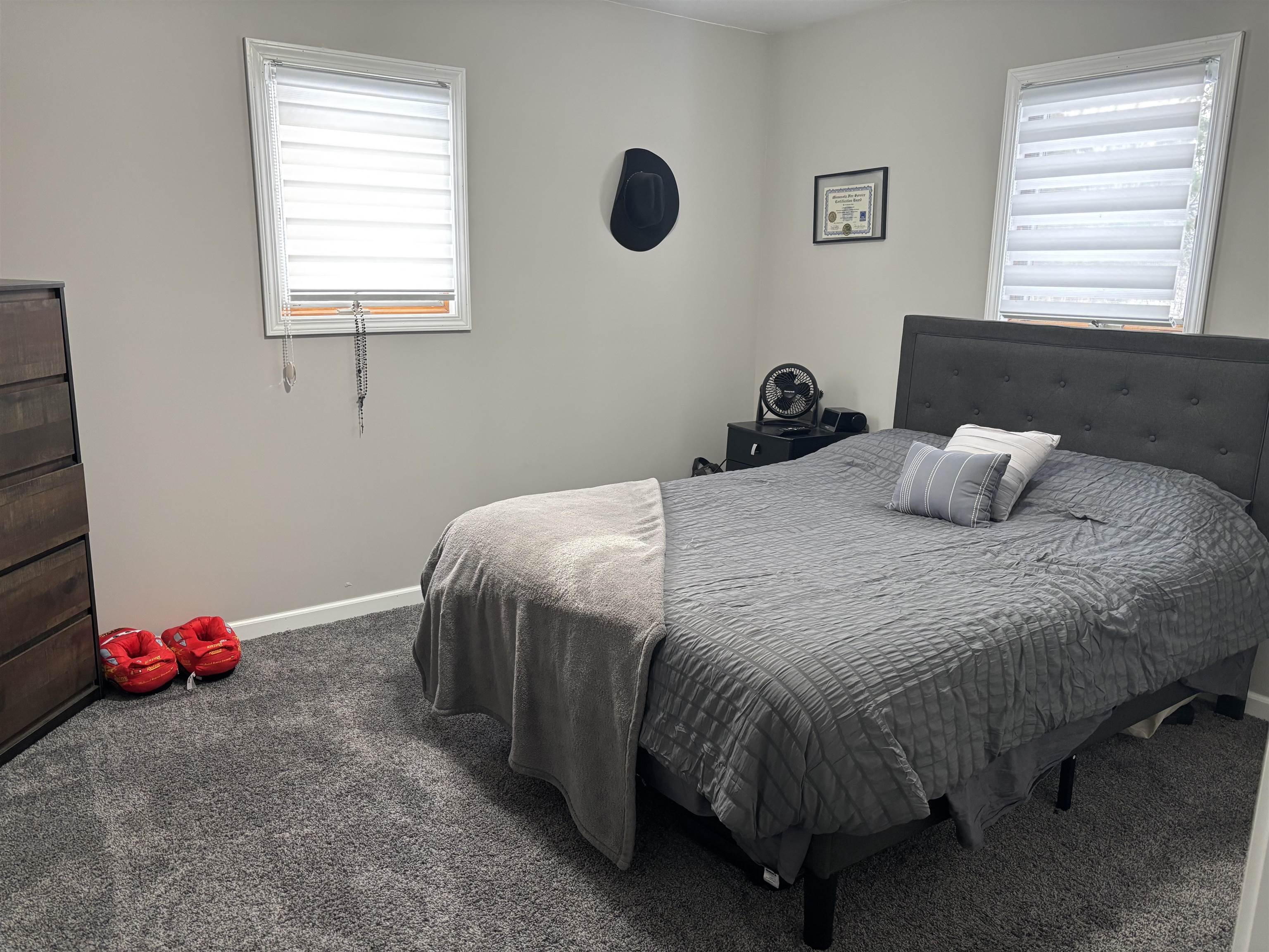 9688 Highway 37 Iron, MN 55751 - Photo 10 of 14 Bedroom featuring dark carpet and baseboards