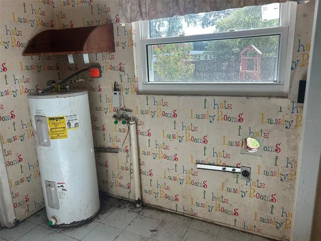 a utility room with lot of items