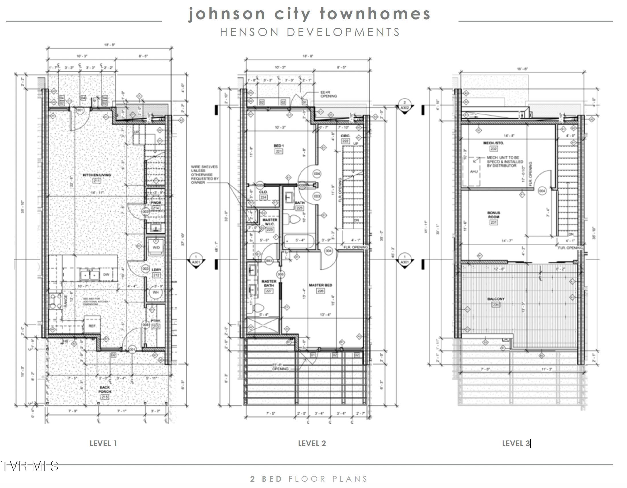 1533 Pactolas Road, Unit 106 Johnson City, TN 37604 - Photo 26 of 26 2 Bed Floor Plans