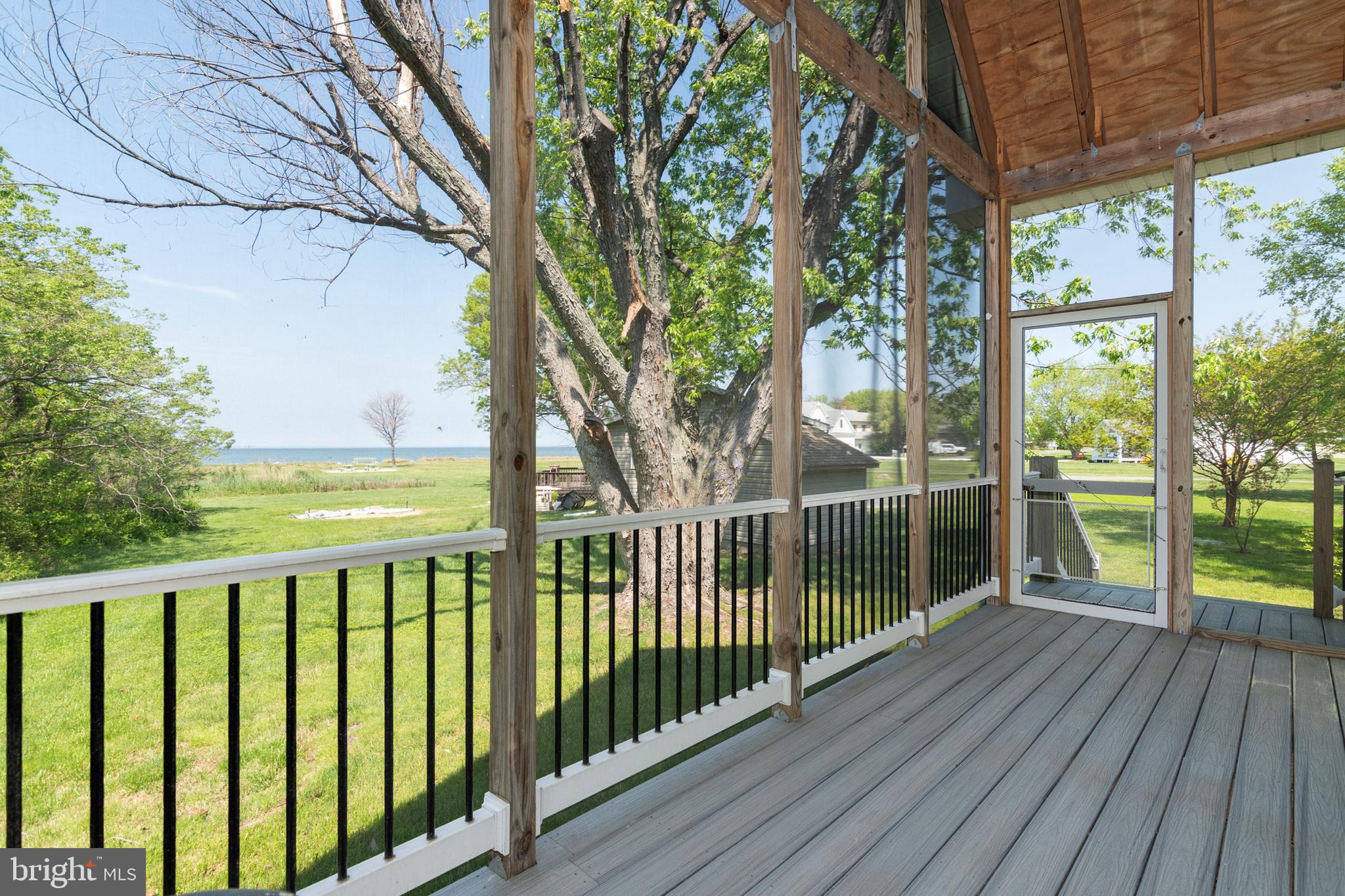 5379 Anchor Road Tilghman, MD 21671 - Photo 43 of 56 Screened Porch With Great Water Views