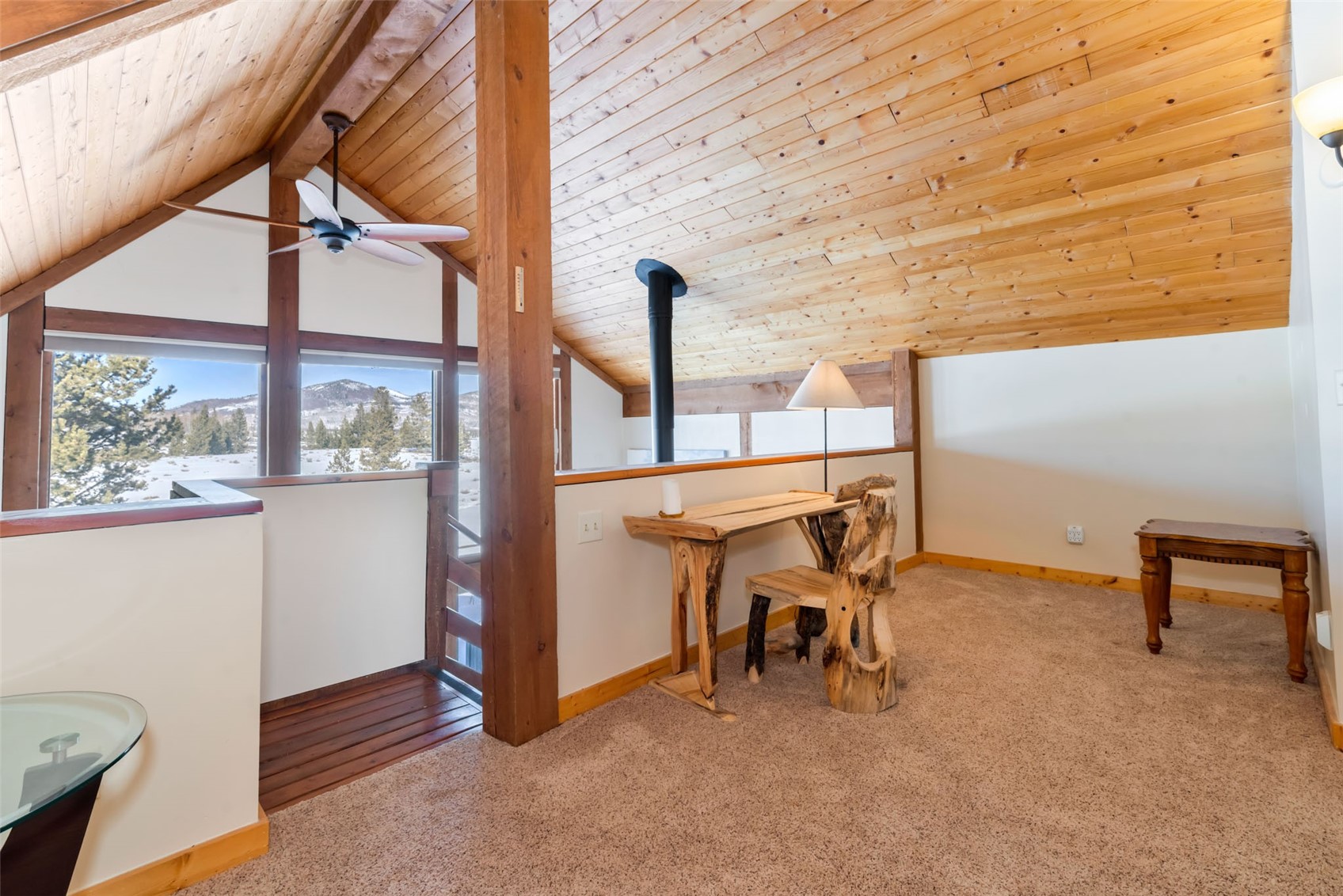 23628 County Road 62 Clark, CO 80428 - Photo 22 of 50 a view of hallway with furniture and a window