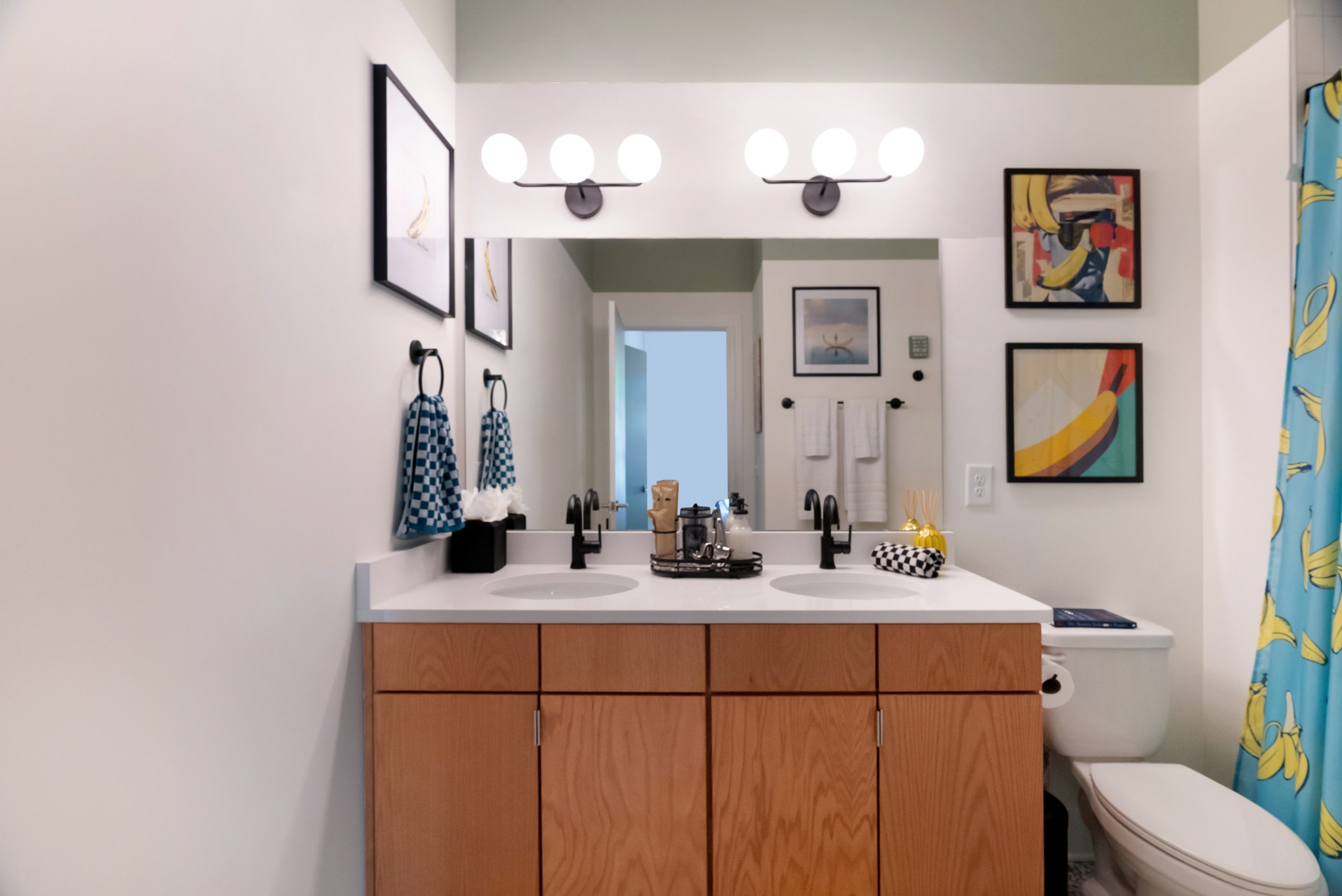 1310 Lischey Avenue, Unit 101 Nashville, TN 37207 - Photo 15 of 32 a bathroom with a sink vanity mirror and toilet