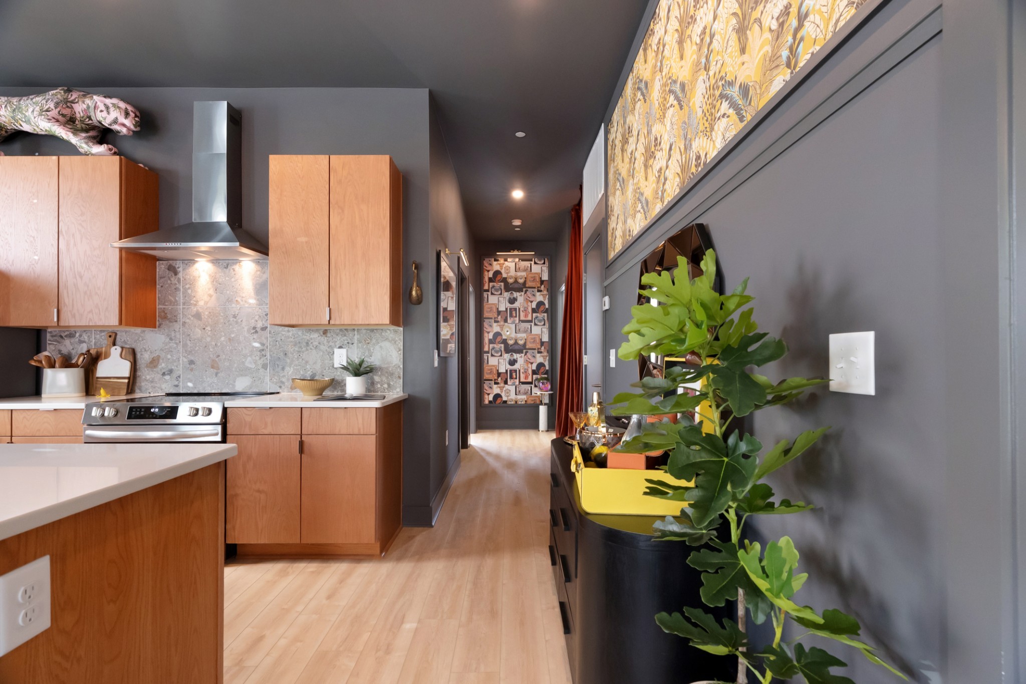 1310 Lischey Avenue, Unit 101 Nashville, TN 37207 - Photo 9 of 32 a kitchen with stainless steel appliances a white cabinets a sink and a counter