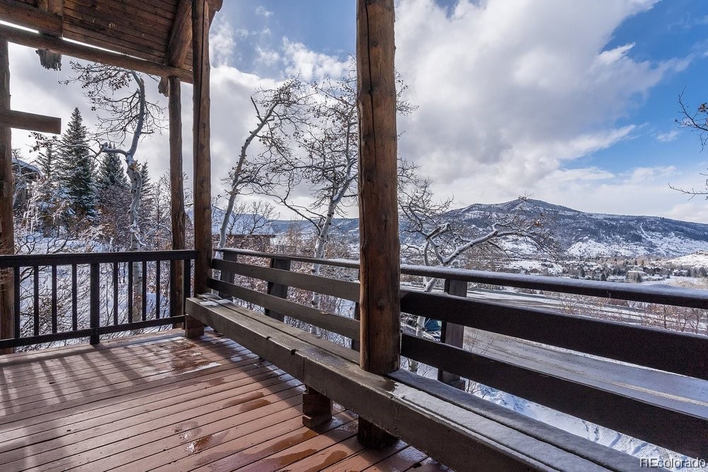 1527 Natches Road Steamboat Springs, CO 80487 - Photo 26 of 50 a view of a wooden bridge