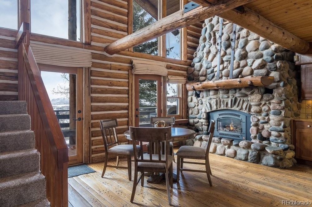 1527 Natches Road Steamboat Springs, CO 80487 - Photo 27 of 50 a view of a chairs and a table in the balcony