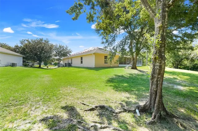 a view of an outdoor space and a yard