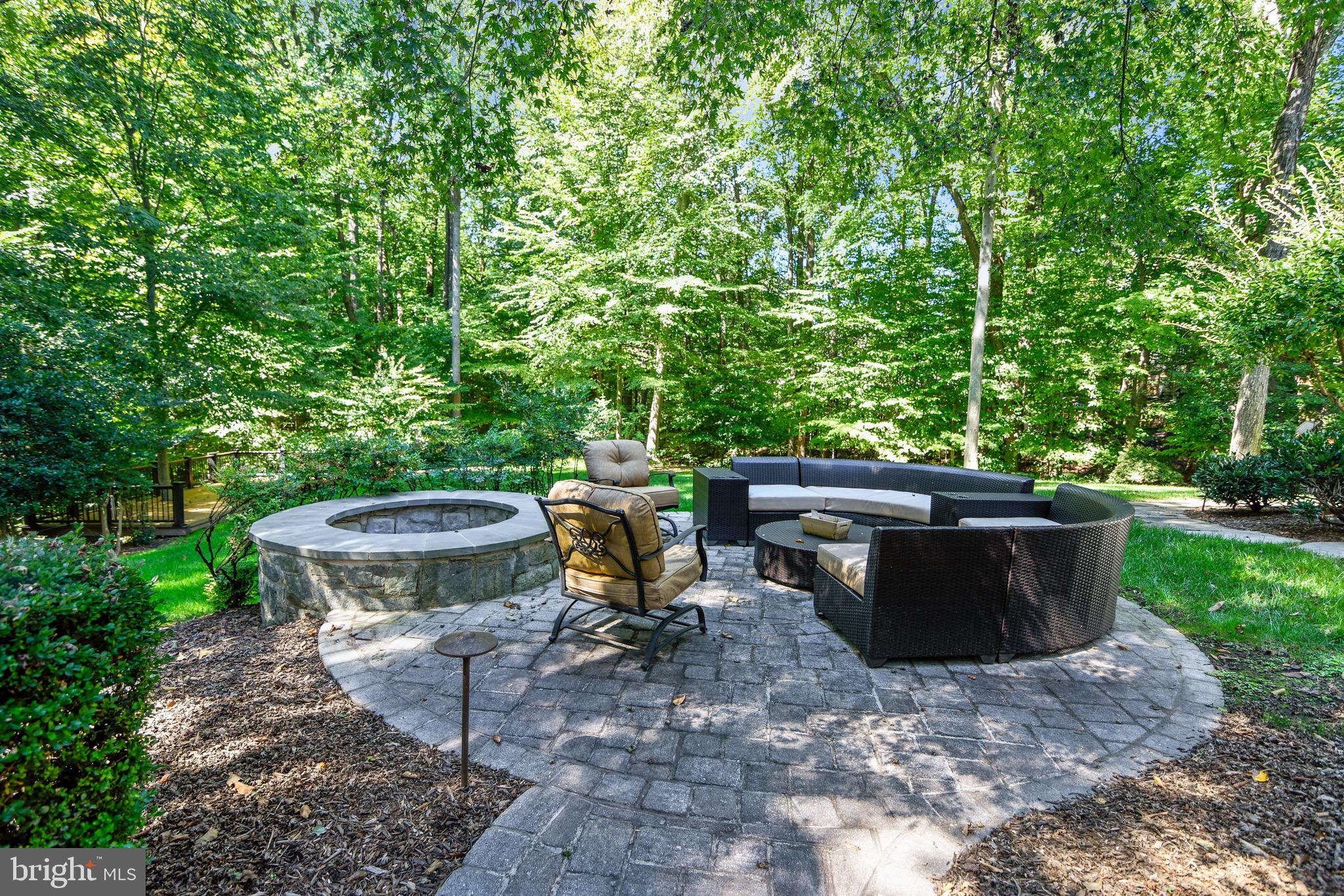 116 Chimney Ridge Place Sterling, VA 20165 - Photo 12 of 78 Hardscape Patio: Large Fire Pit & Sitting area