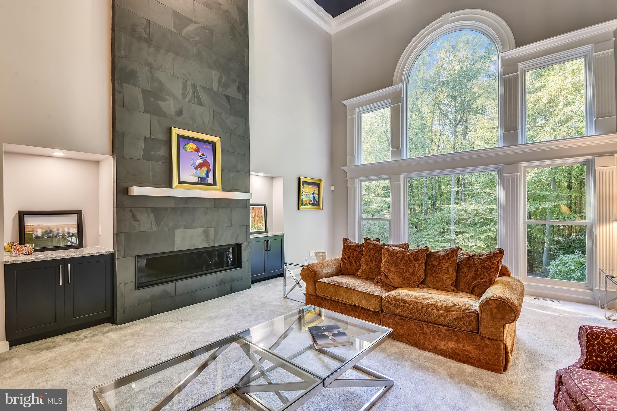 116 Chimney Ridge Place Sterling, VA 20165 - Photo 21 of 78 Installed 60" Linear Fireplace w slate surround