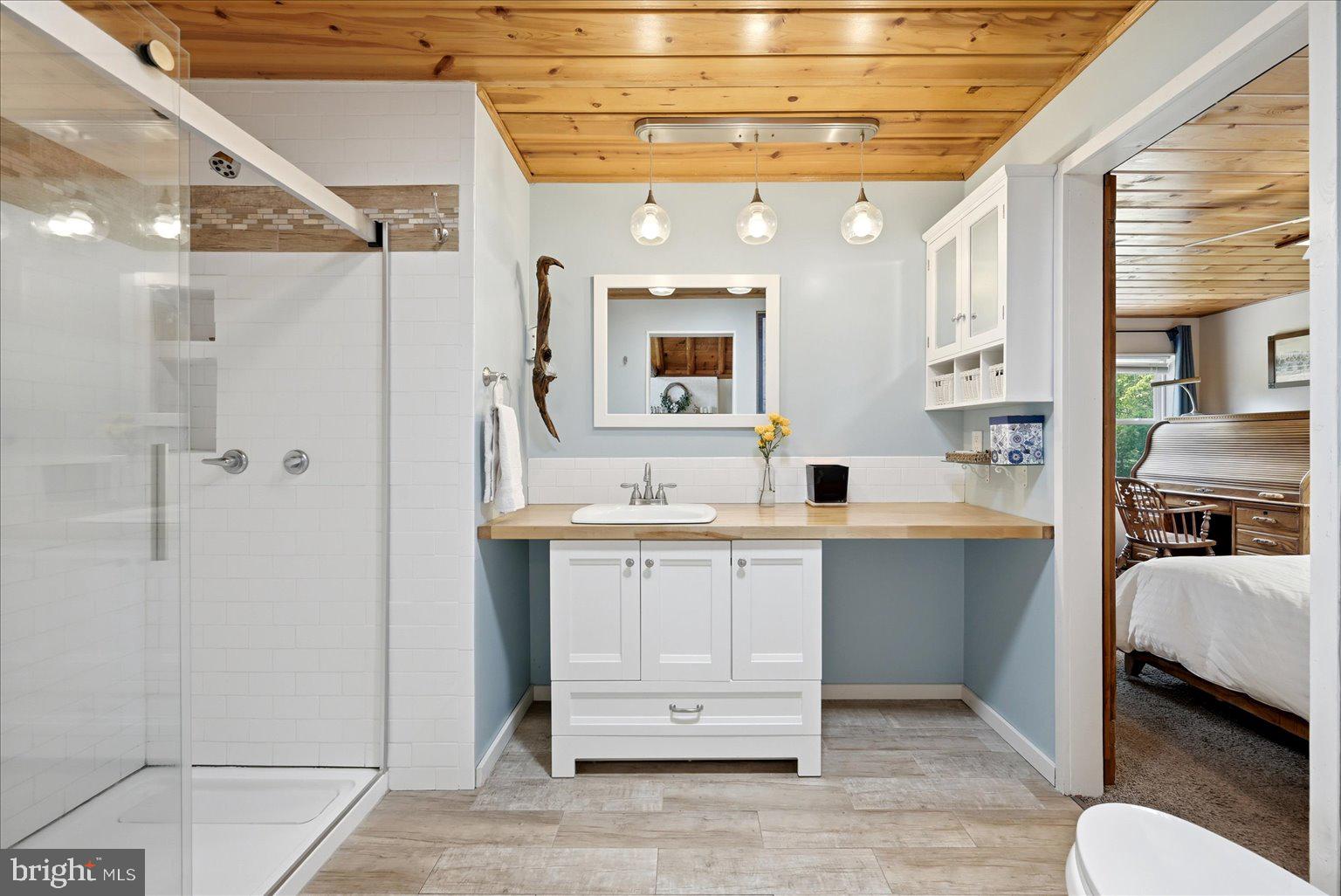 14636 Turner Road Fulks Run, VA 22830 - Photo 35 of 87 Modern bathroom with natural charm.