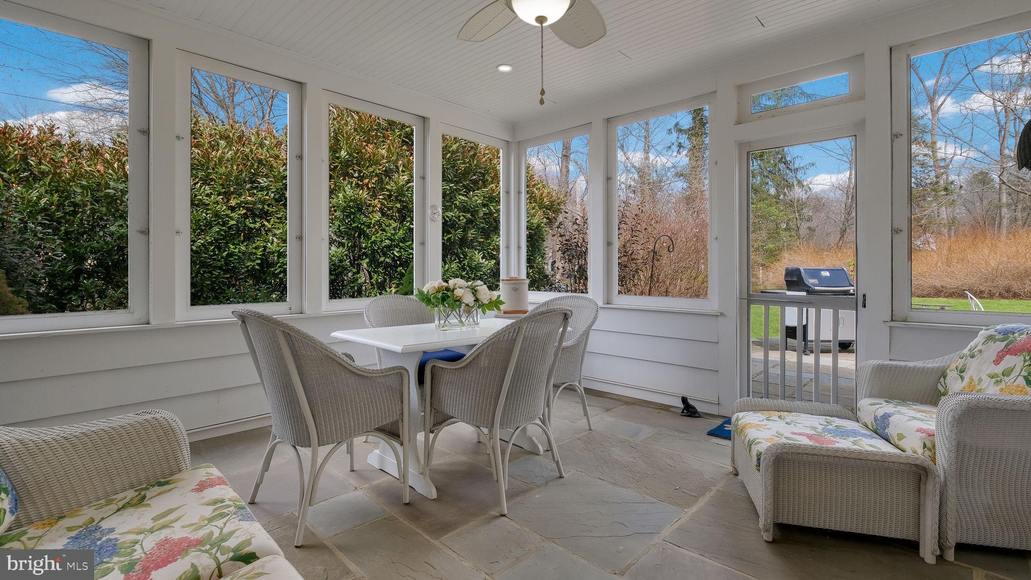 563 Pebble Hill Road Doylestown, PA 18901 - Photo 19 of 81 a view of a dining room with furniture window and outside view