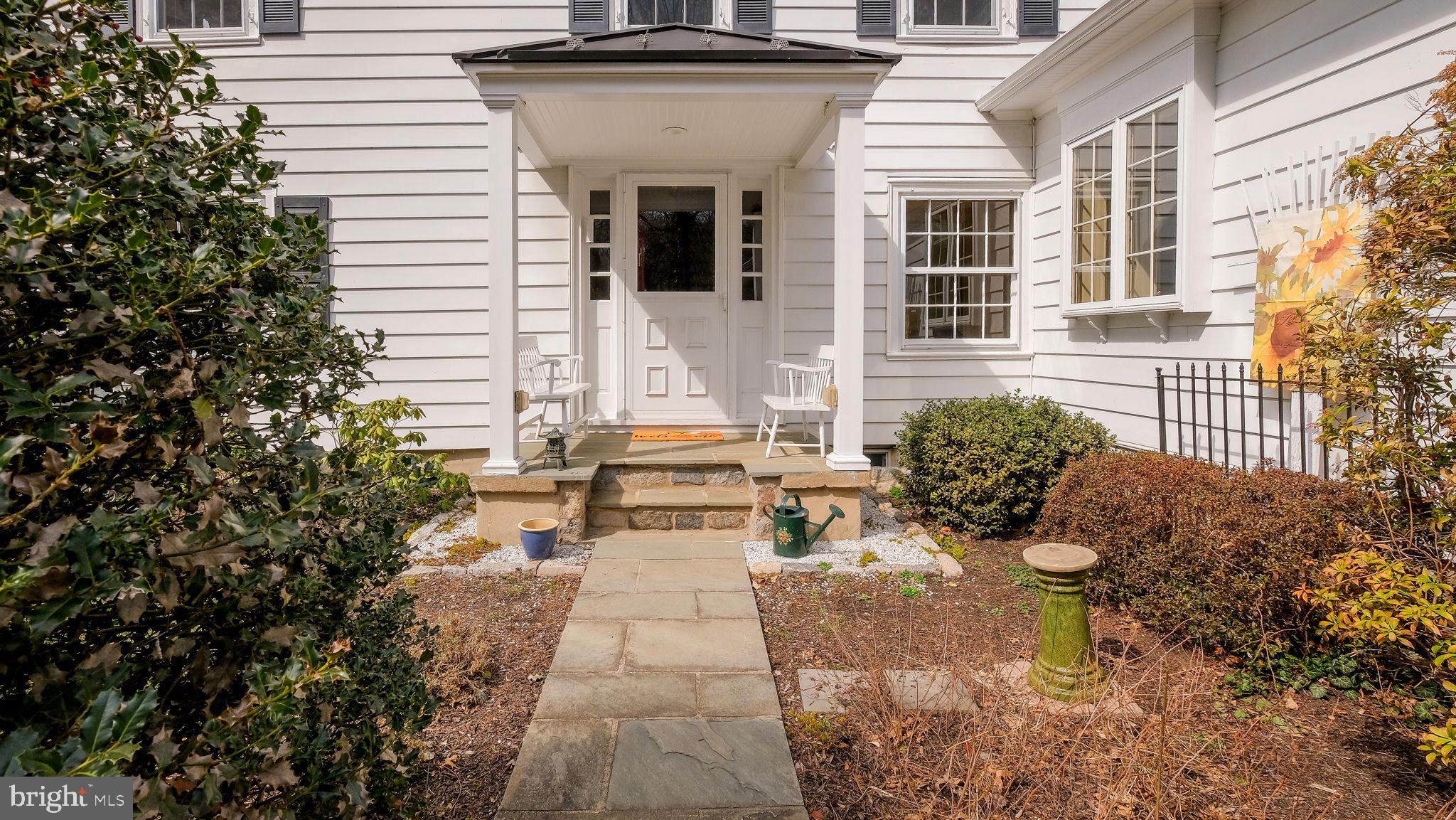 563 Pebble Hill Road Doylestown, PA 18901 - Photo 34 of 81 Side entrance with porch. Metal roof w/snowguards