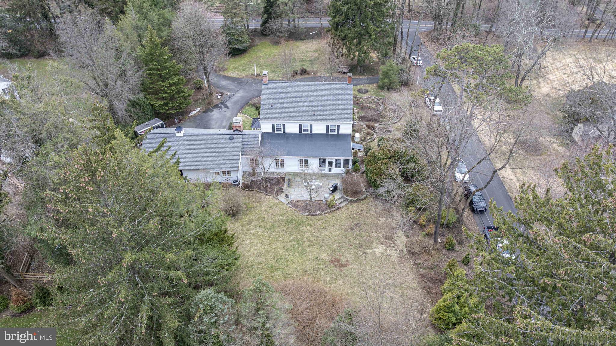 563 Pebble Hill Road Doylestown, PA 18901 - Photo 62 of 81 an aerial view of a house with a garden