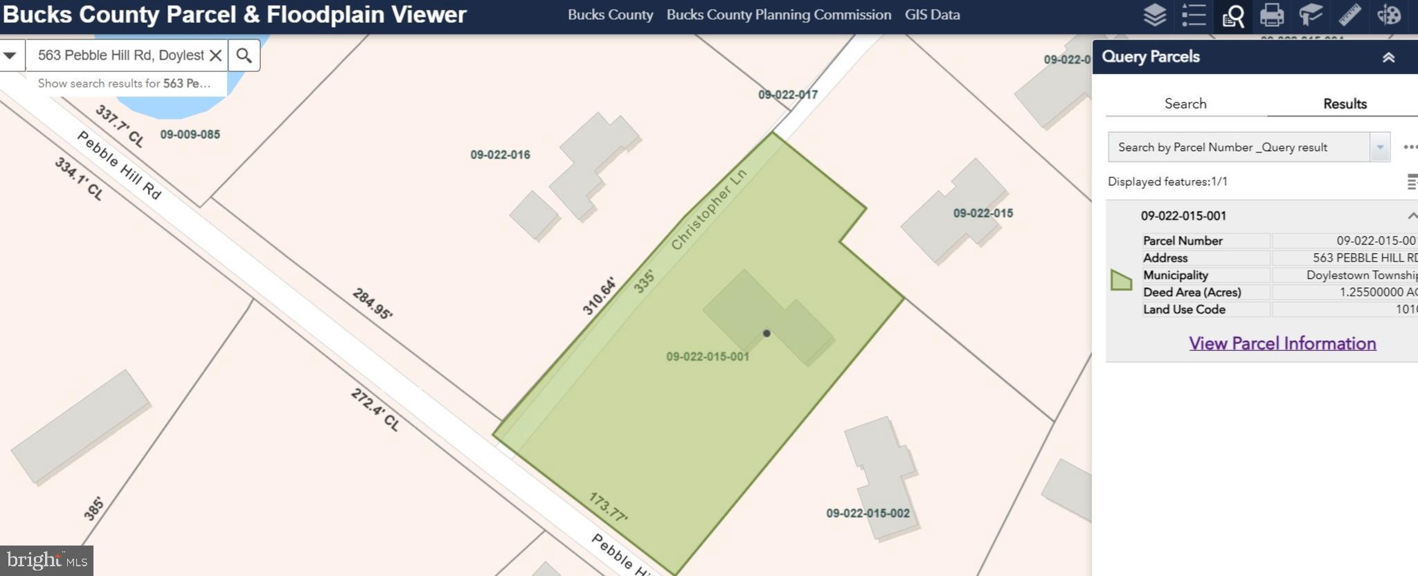 563 Pebble Hill Road Doylestown, PA 18901 - Photo 66 of 81 Parcel Plan