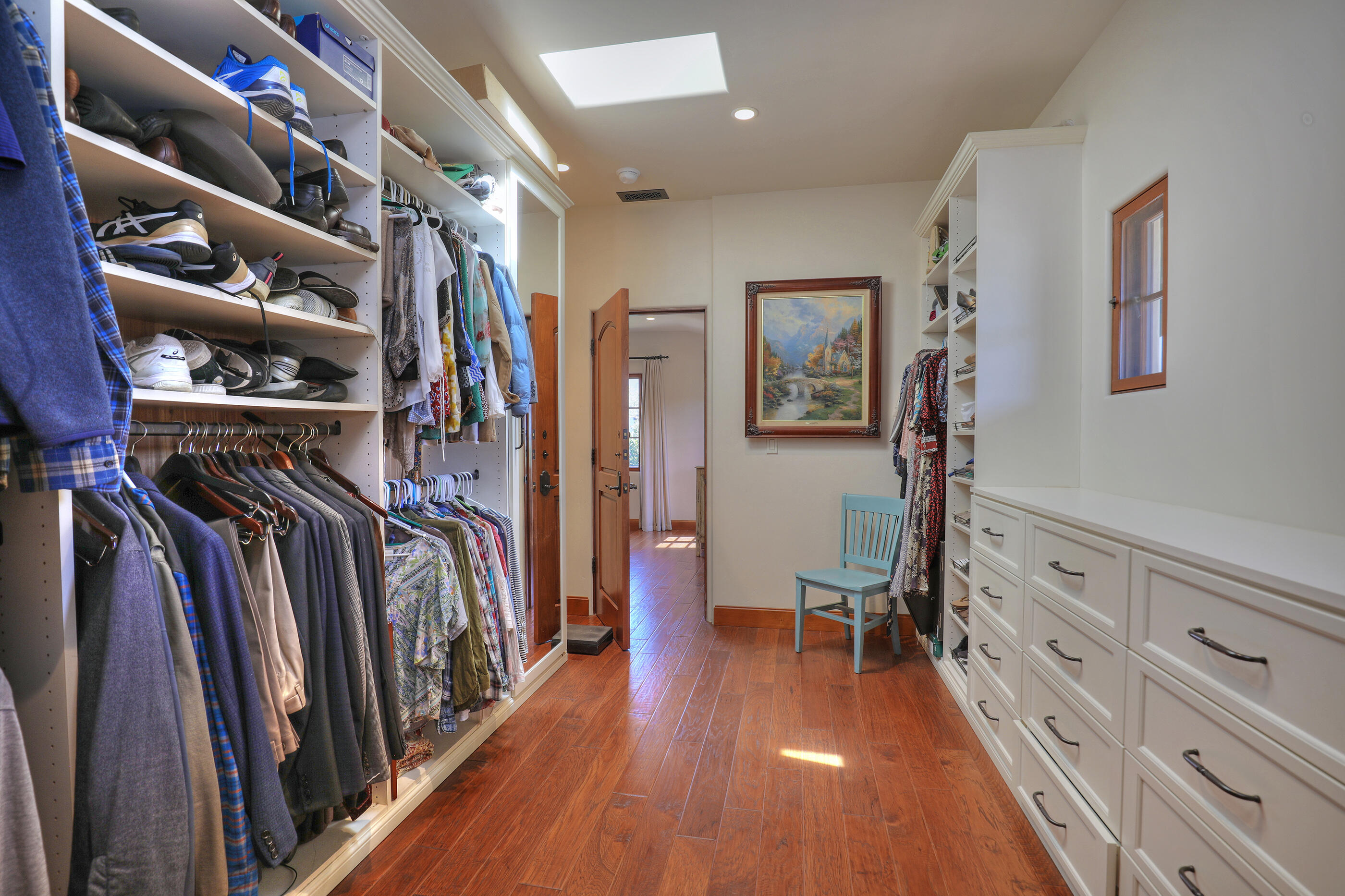 311 Ennisbrook Drive Montecito, CA 93108 - Photo 17 of 31 a view of walk in closet with clothes and shoes