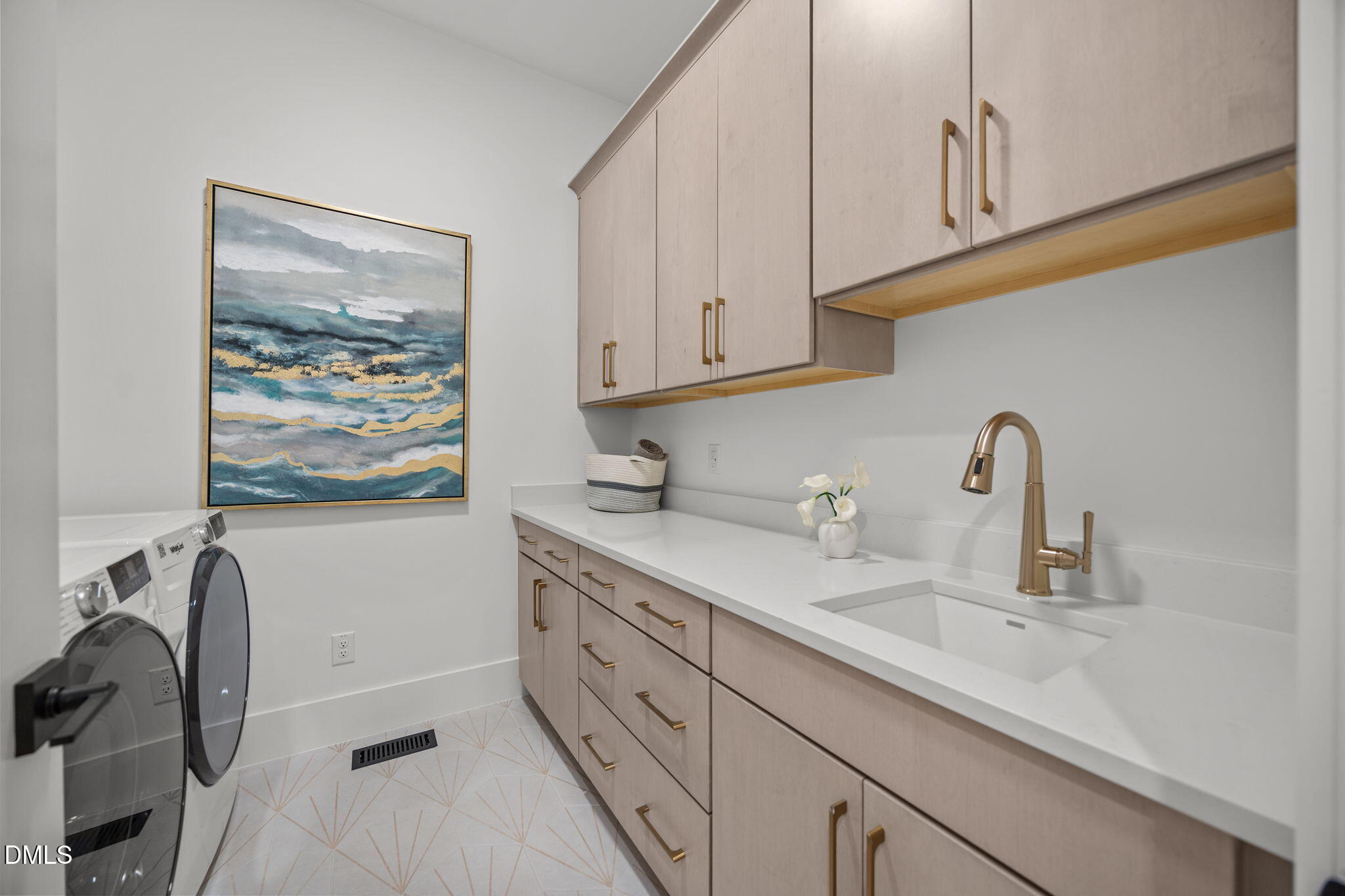 861 Wimbleton Drive Raleigh, NC 27609 - Photo 31 of 62 a bathroom with a sink and a mirror