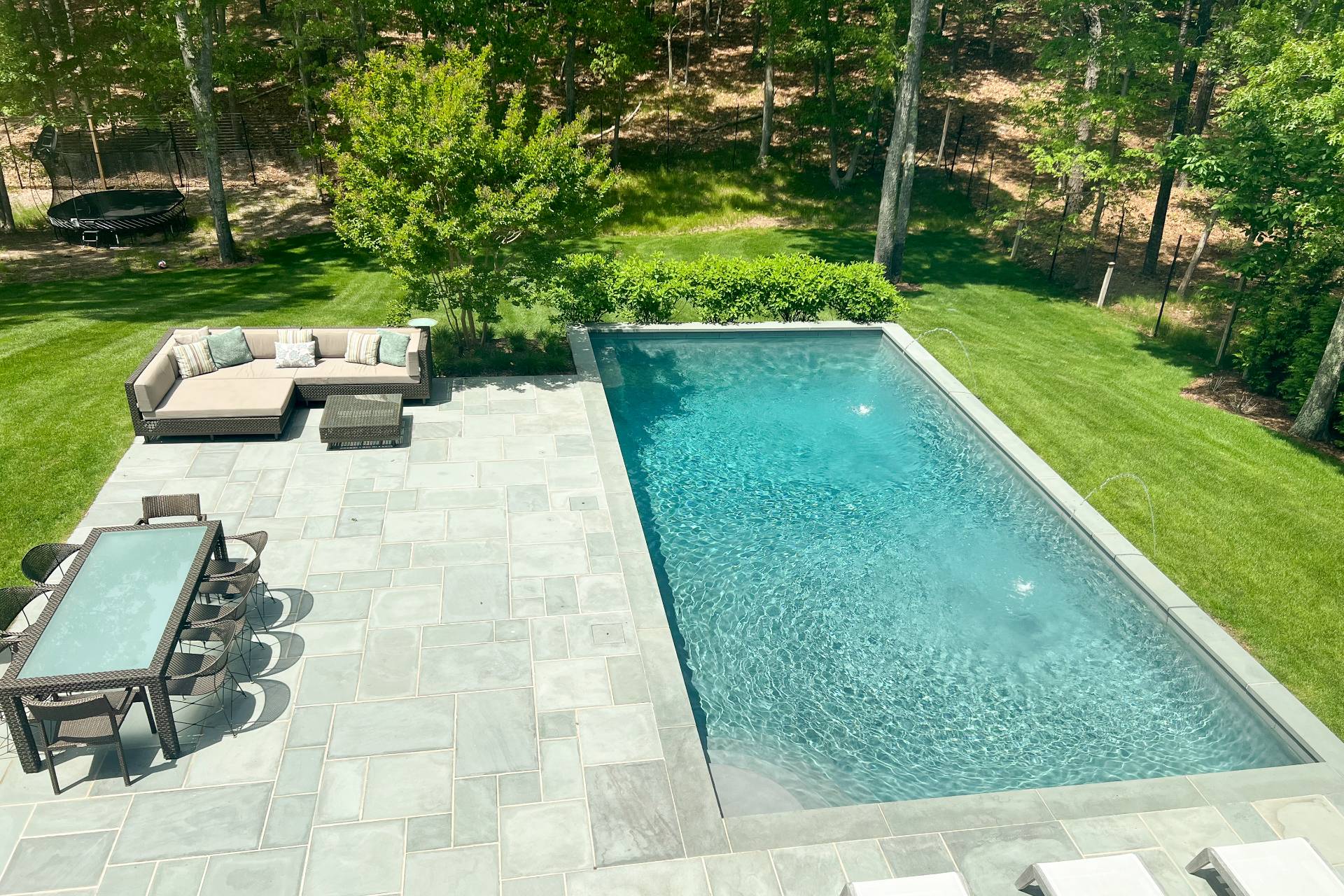 7 Park Street East Hampton, NY 11937 - Photo 23 of 23 a view of backyard with swimming pool