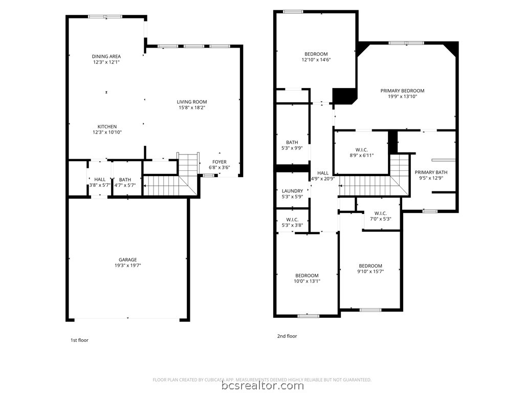 984 Crossing Drive Bryan, TX 77803 - Photo 25 of 29 a picture of floor plan