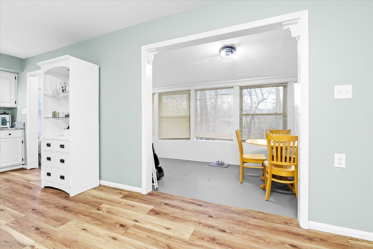 6742 Upper Craigs Creek Road Catawba, VA 24070 - Photo 19 of 23 a bedroom with a bed and a window