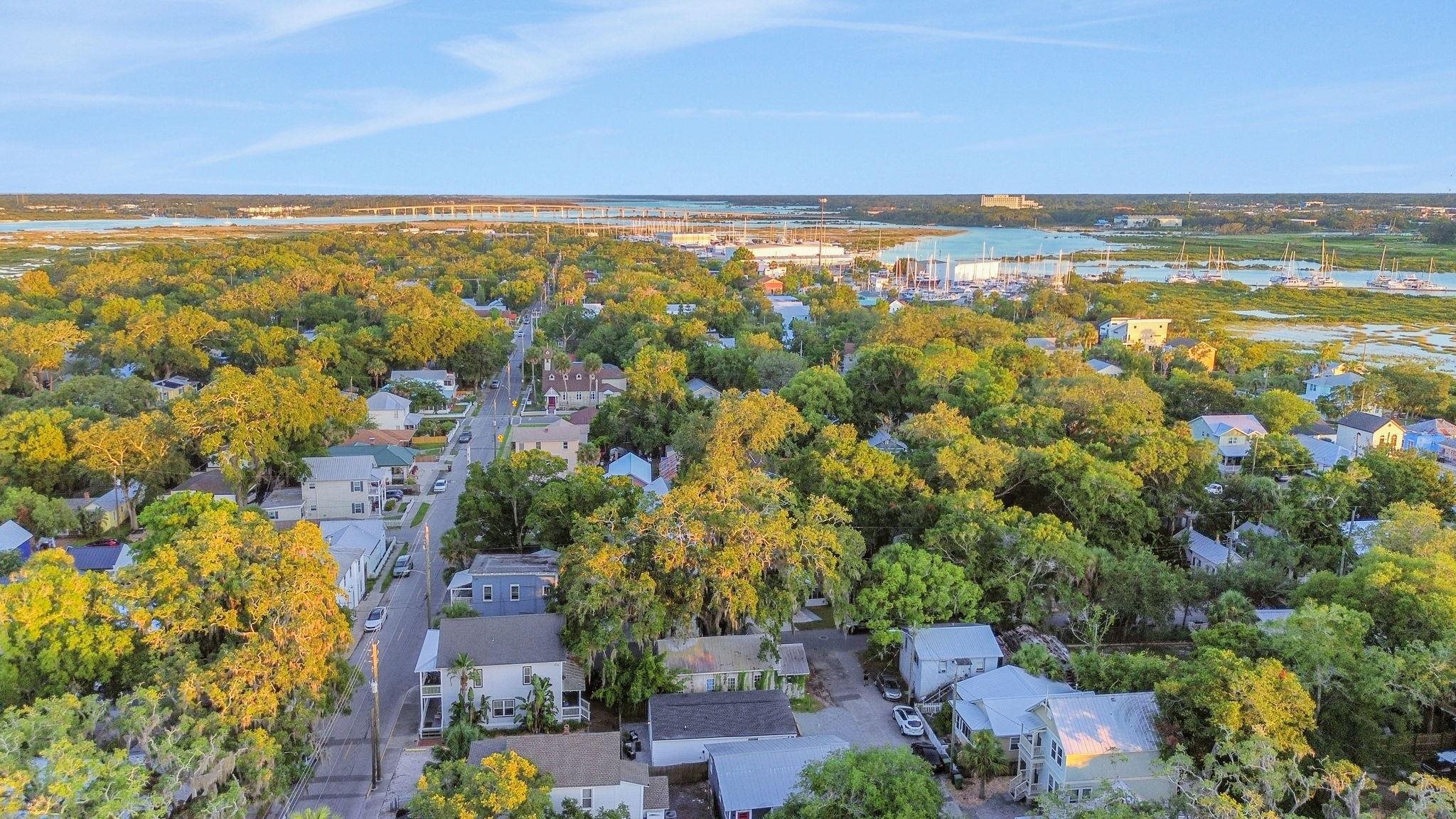 166 School Street St. Augustine, FL 32084 - Photo 42 of 44 an aerial view of multiple house