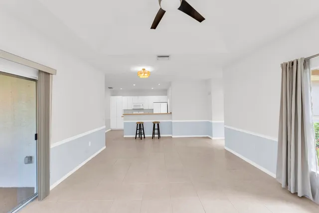 a view of kitchen and microwave