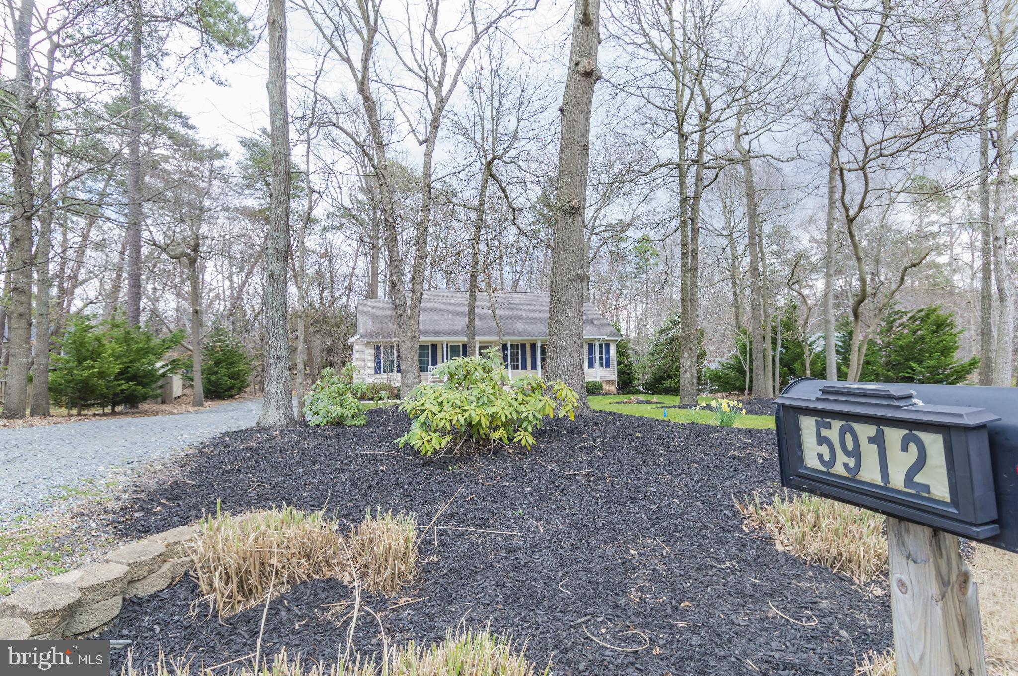 5912 Hillside Road St. Leonard, MD 20685 - Photo 5 of 30 Beautifully landscaped yard