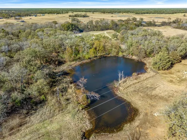 a view of a lake with an outdoor space