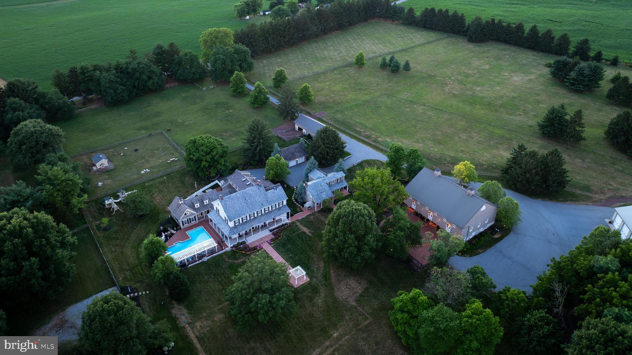 1610 Landis Road Mount Joy, PA 17552 - Photo 149 of 150 an aerial view of a house with outdoor space and street view