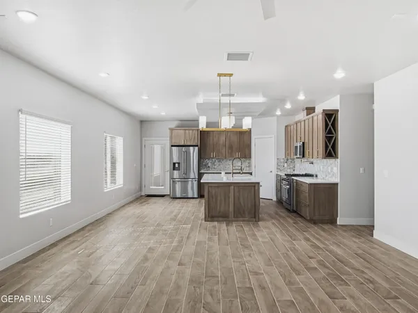 a view of wooden floor