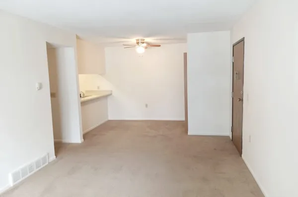 a view of empty room