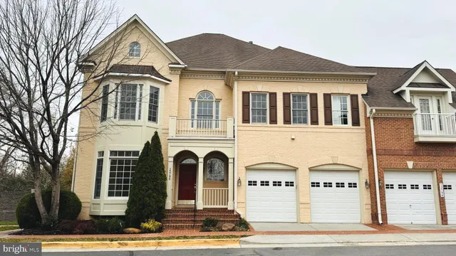 a front view of a residential houses
