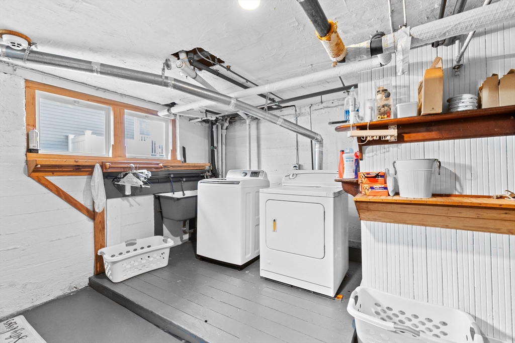 79 F Street Hull, MA 02045 - Photo 38 of 42 a utility room with dryer and washer