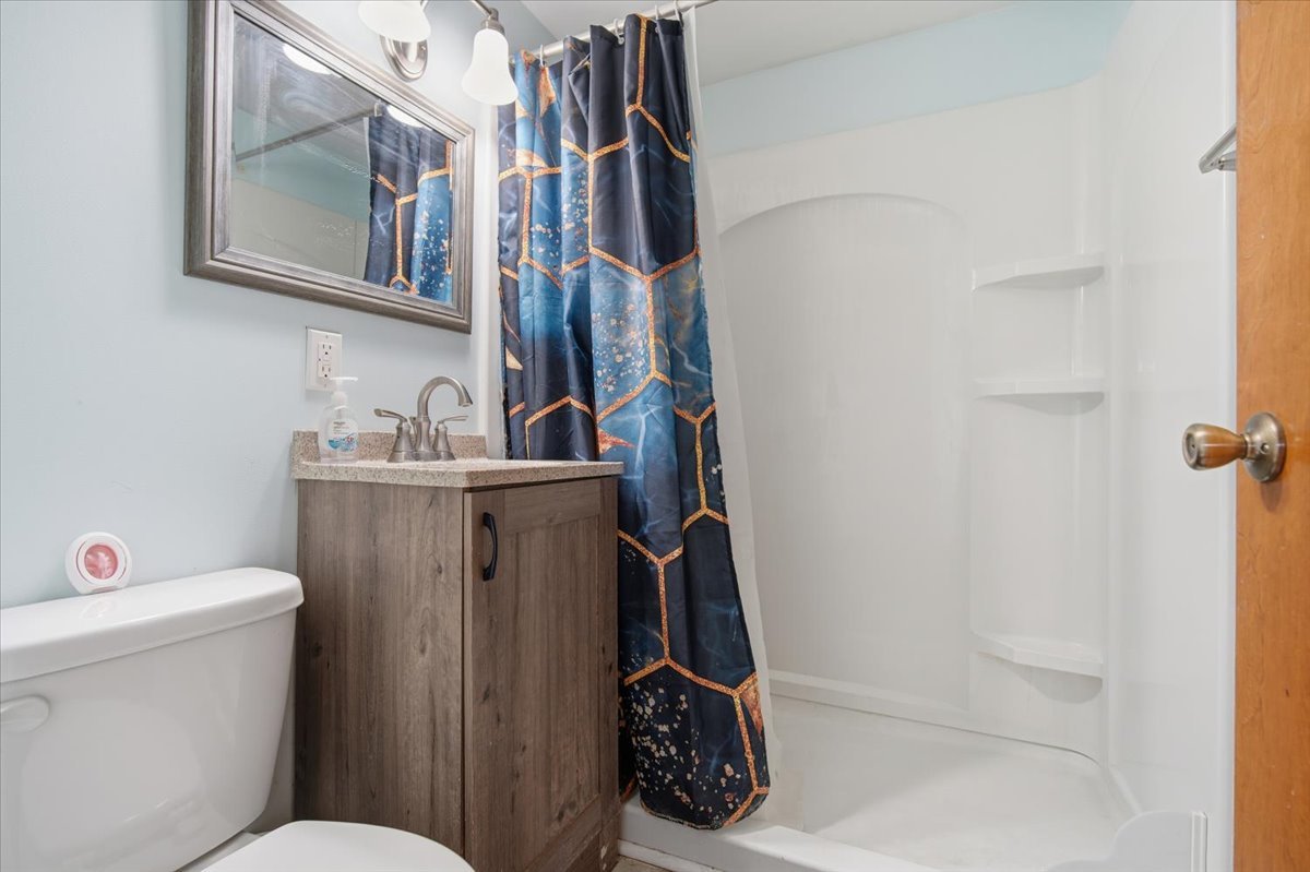 118 Florida Avenue Washington, IL 61571 - Photo 18 of 23 a bathroom with a sink a toilet and a shower