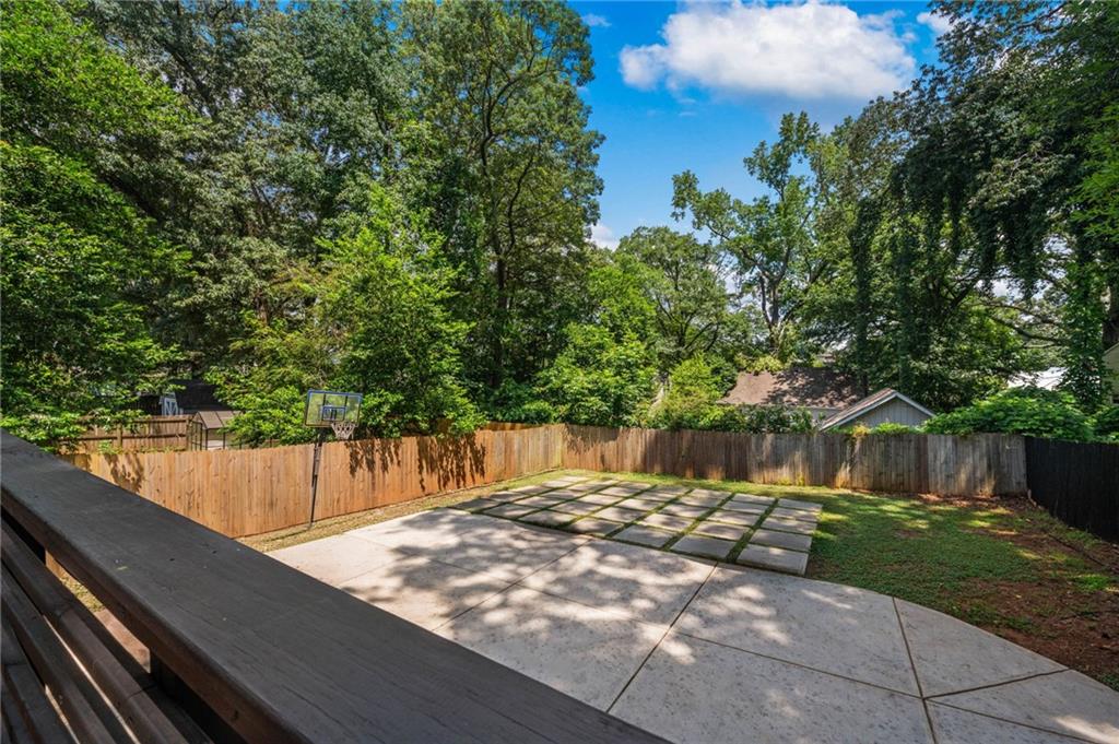 1058 Sanders Avenue Southeast Atlanta, GA 30316 - Photo 16 of 55 a view of a back yard of the house