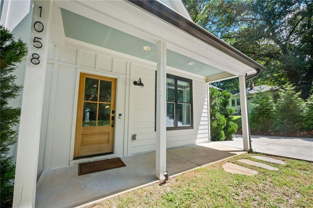 1058 Sanders Avenue Southeast Atlanta, GA 30316 - Photo 40 of 55 a view of backyard with porch