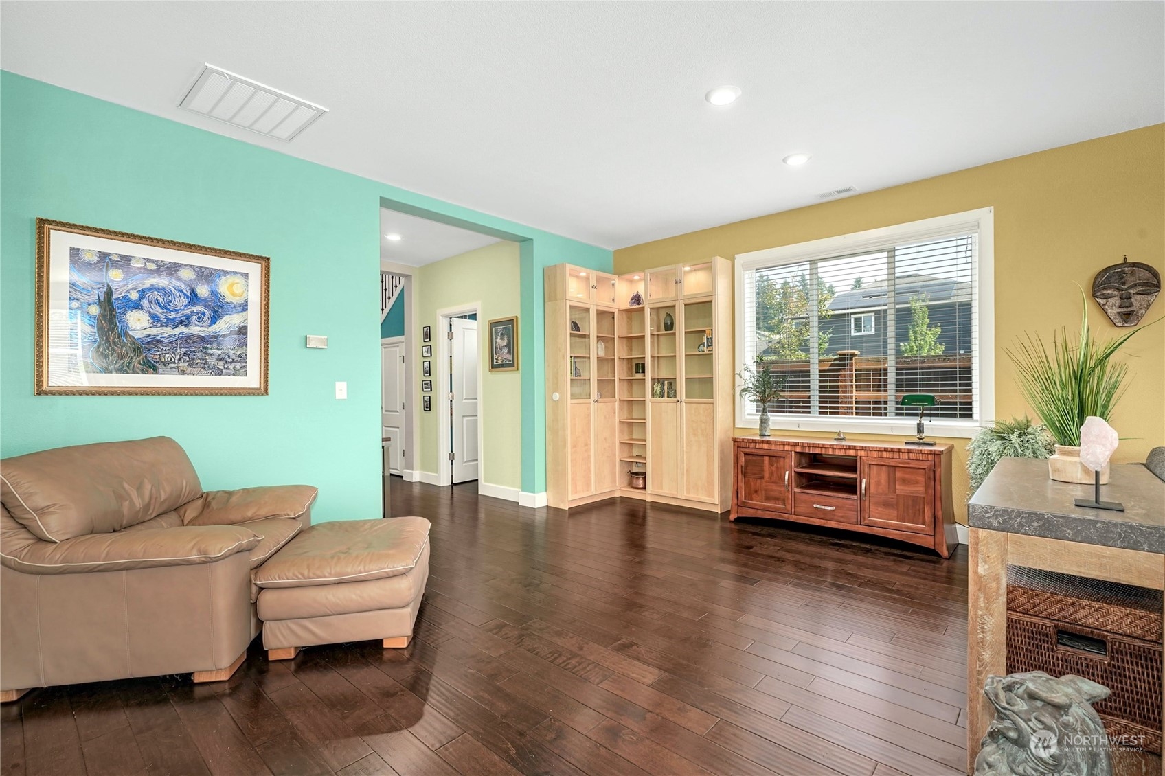 4012 174th Street Southeast Bothell, WA 98012 - Photo 5 of 36 a living room with furniture and a large window