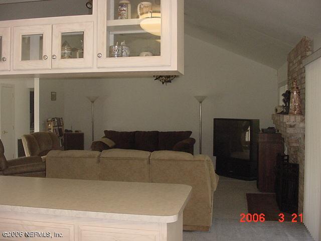 Look from Kitchen to Greatroom
